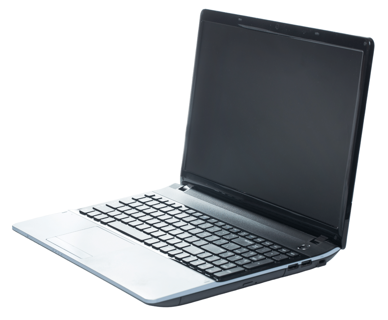 open laptop