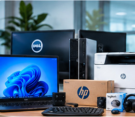 Business laptops, desktops, printers and IT equipment